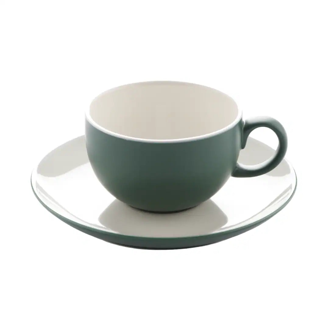 Omada Armonia Green Cup & Saucer 230ml OM-000254