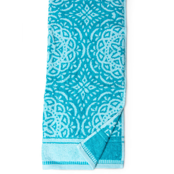 Glodina LaVida Damask Collection Towel Multi Peacock 500gsm