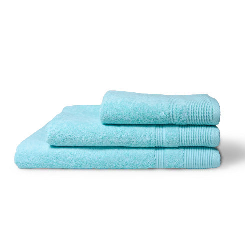 Glodina LaVida Pinstripe Collection Towel Aruba Blue 450gsm