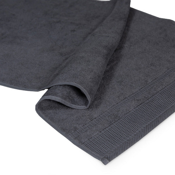 Glodina LaVida Pinstripe Collection Towel Steel Grey 450gsm.