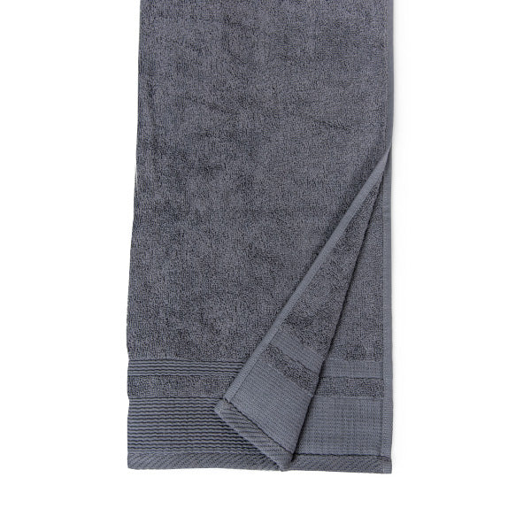 Glodina LaVida Pinstripe Collection Towel Steel Grey 450gsm.