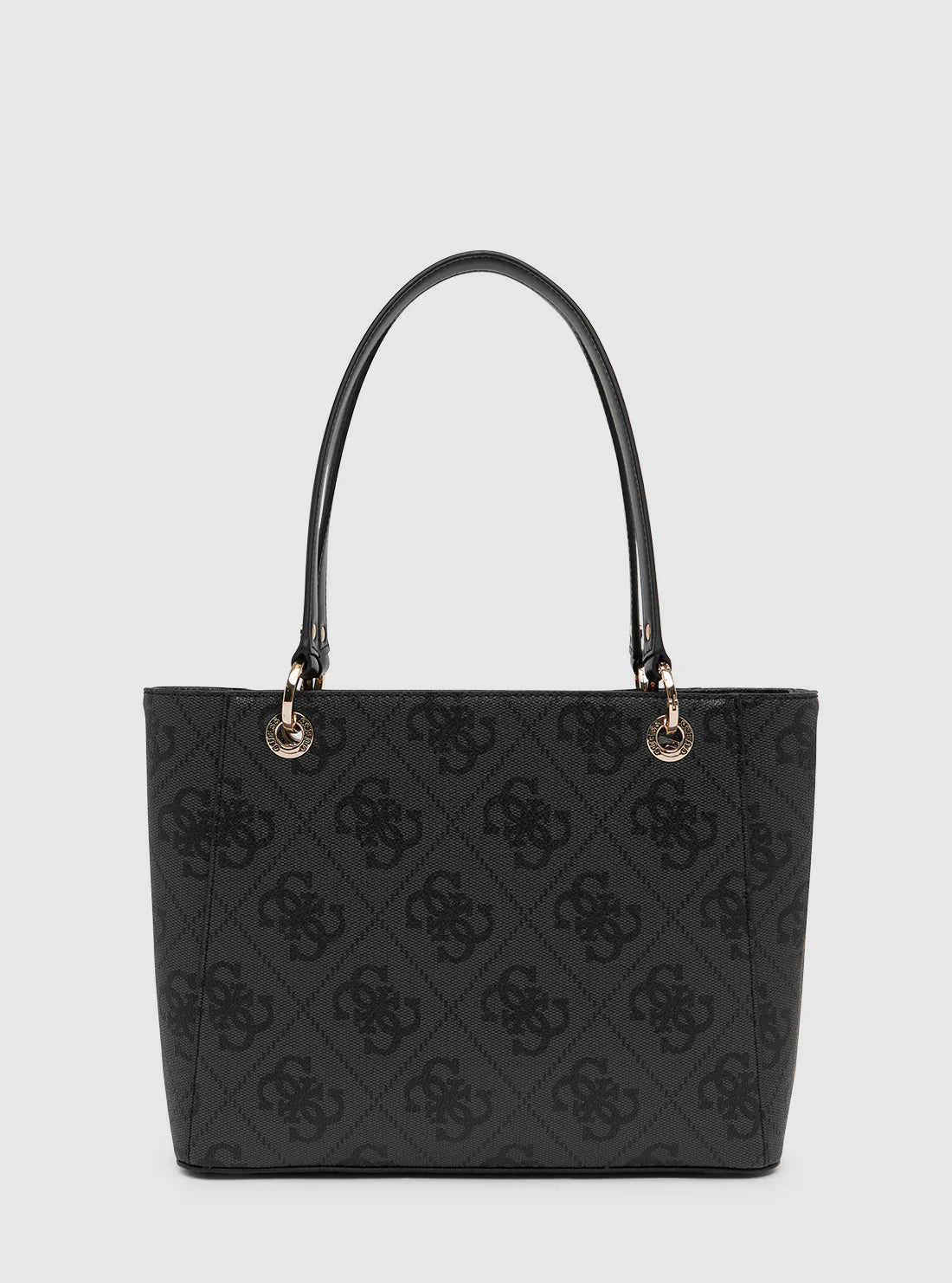 Guess Black Logo Noelle Small Tote Bag (7991242588249)