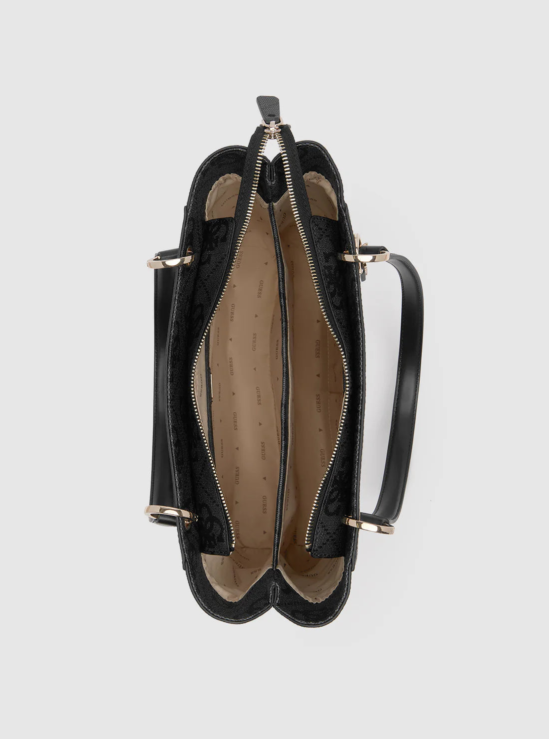 Guess Black Logo Noelle Small Tote Bag (7991242588249)