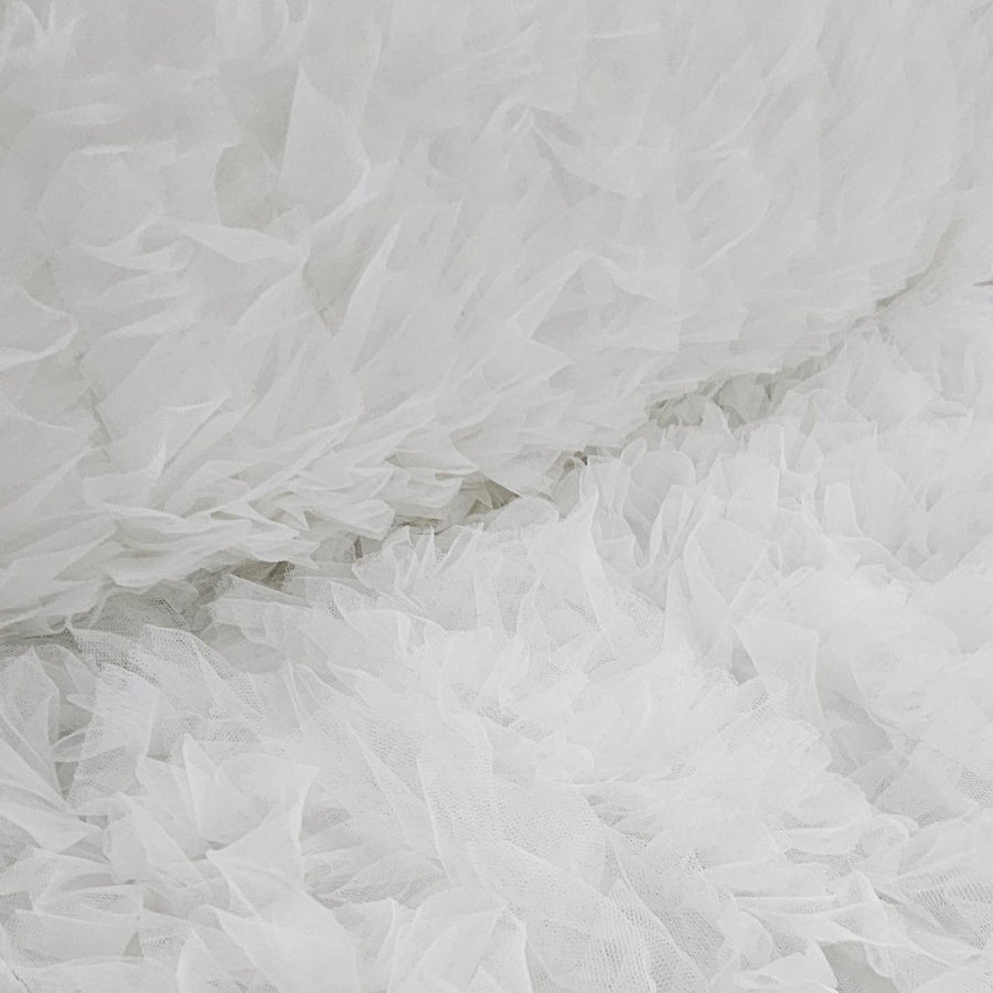Ruffled Tulle Fabric 140cm