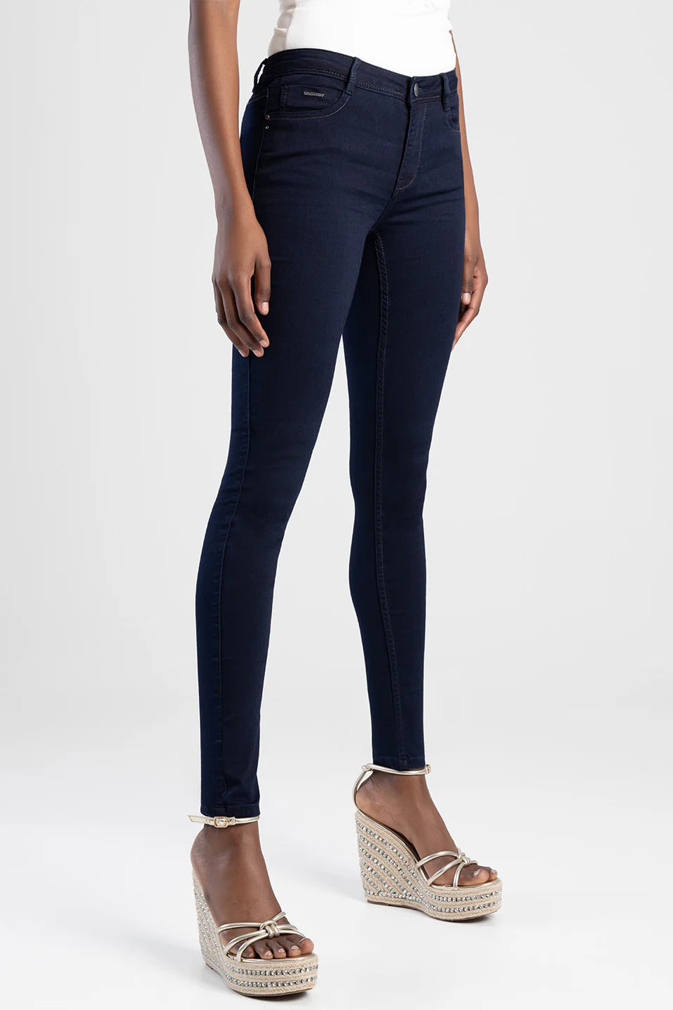 Sissy Boy Larna Skinny Jeans - Blue Black P24431