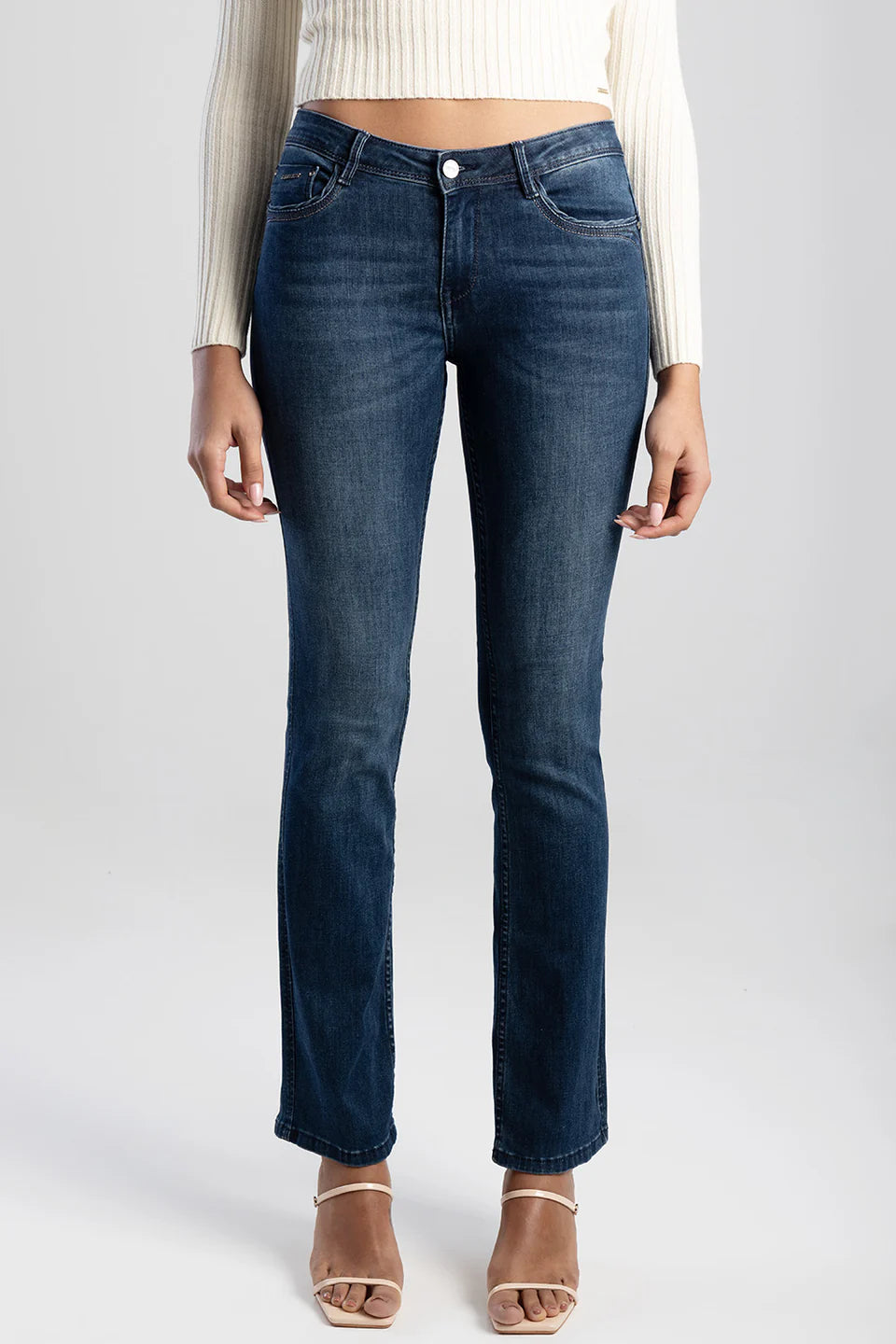 Sissy Boy Ladies Southern Bumbooster Bootleg Jean-Dark Vintage P24845
