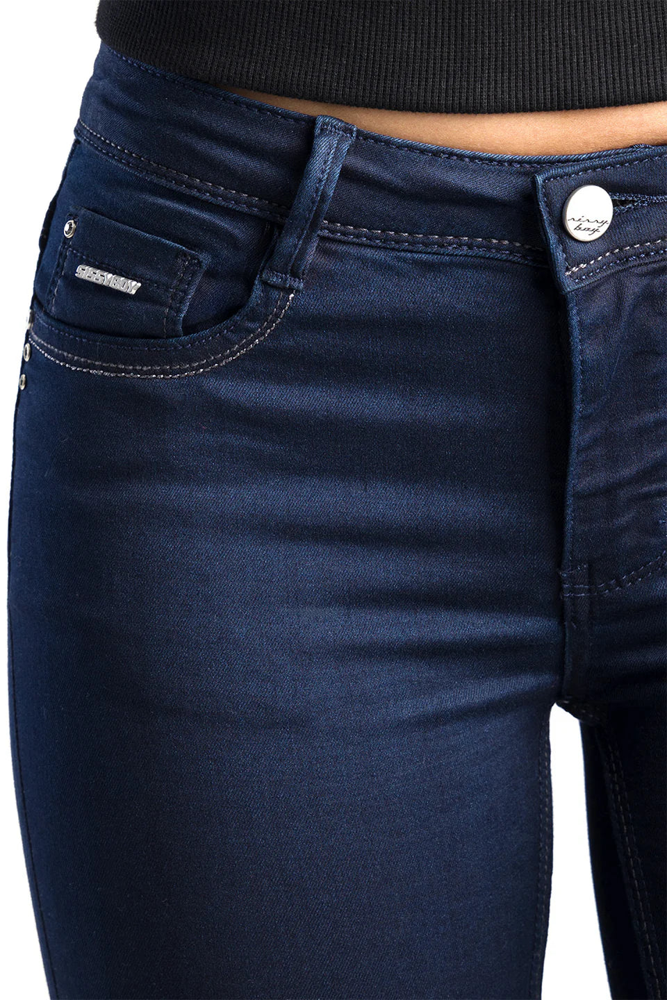 Sissy Boy Kale Jon Jon Skinny Blue Black  P15283