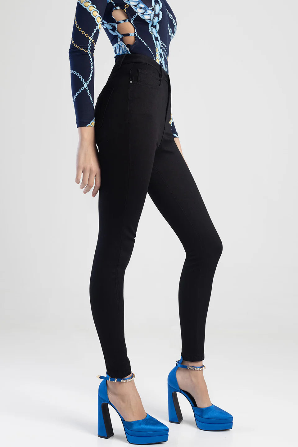 Sissy Boy Kimmy High Waist Jeans Black -P28830/FB4893