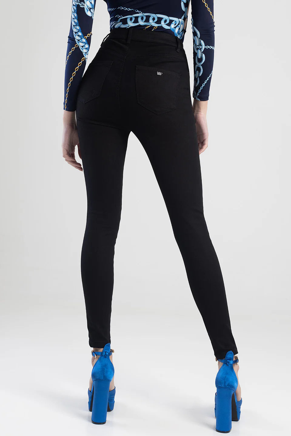 Sissy Boy Kimmy High Waist Jeans Black -P28830/FB4893