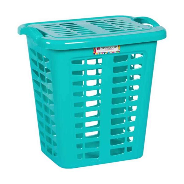 Contour Laundry Bin Square Assorted Colour P3039