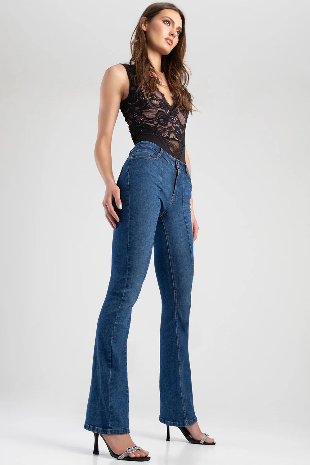 Sissy boy Bennie Bootleg Jeans Med Vintage P30507/FB5652