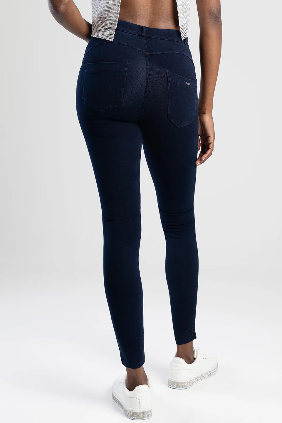 Sissy Boy Cassie Knit Jeggings -Blue Black P30803