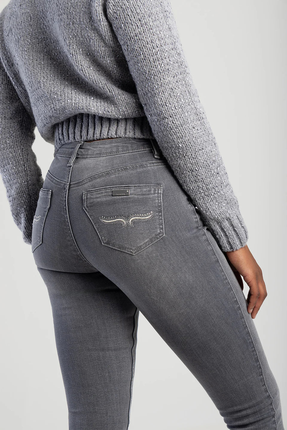 Sissy Boy Jean Skinny Grey Mid Waist P32191/IMP
