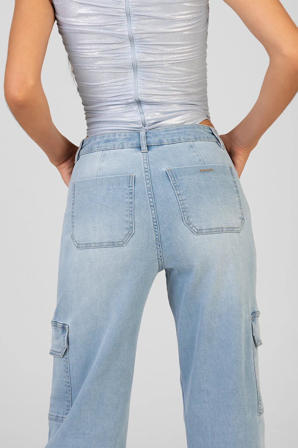 Sissy Boy Colleen Wide Leg Jeans-Light Vintage P33097