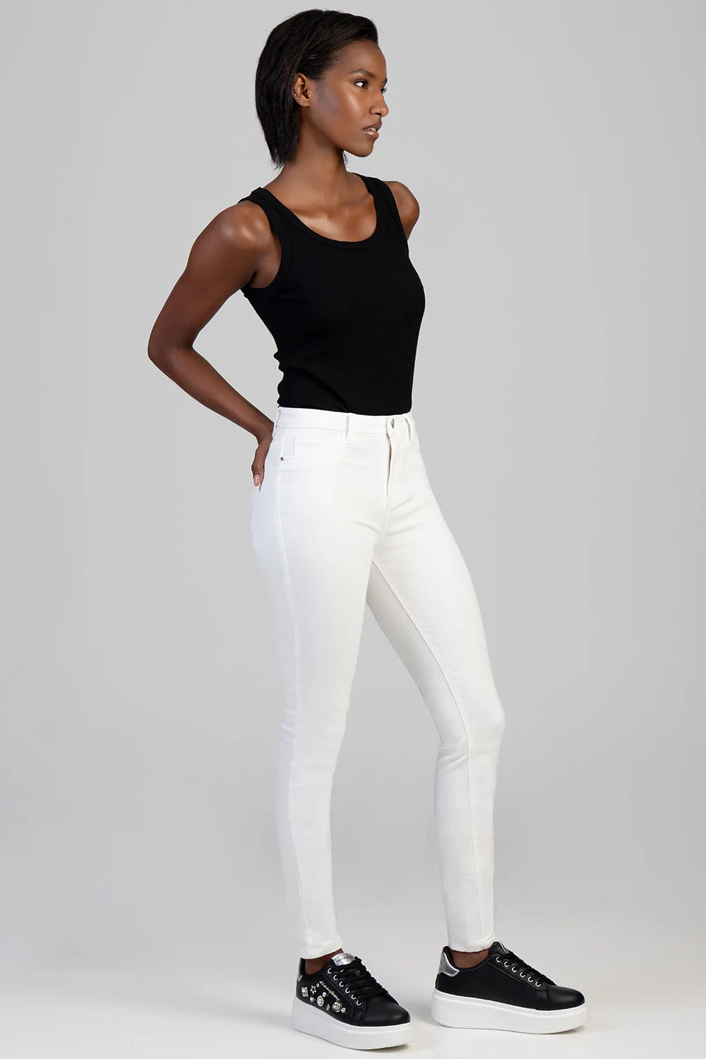 Sissy Boy Jennie Skinny Jeans-White P33483