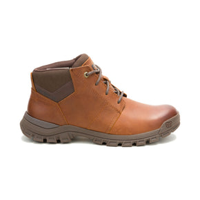 Caterpillar Threshold Chukka Burnish Leather Brown