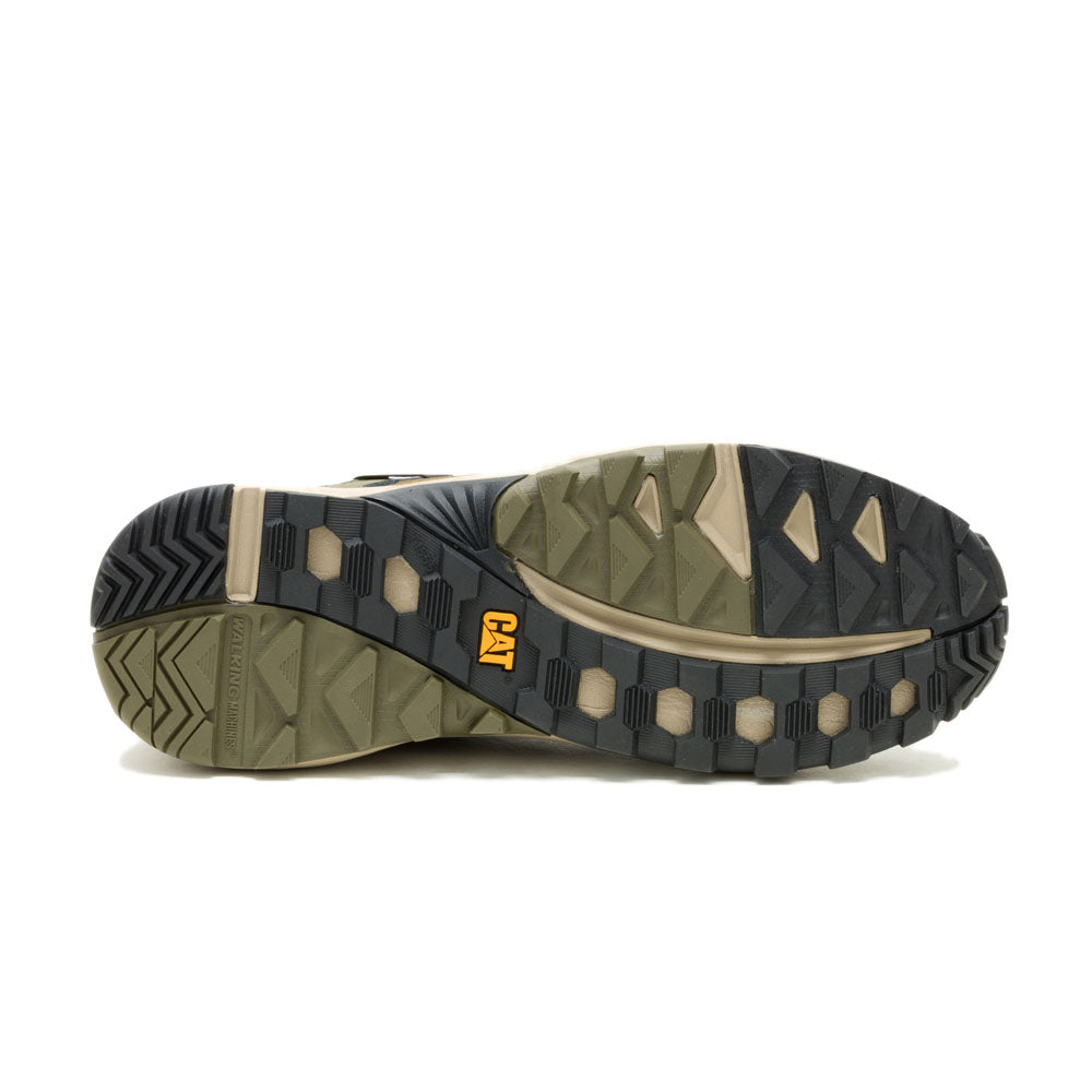 Caterpillar Men's Grape Leather-Dark Olive P726653