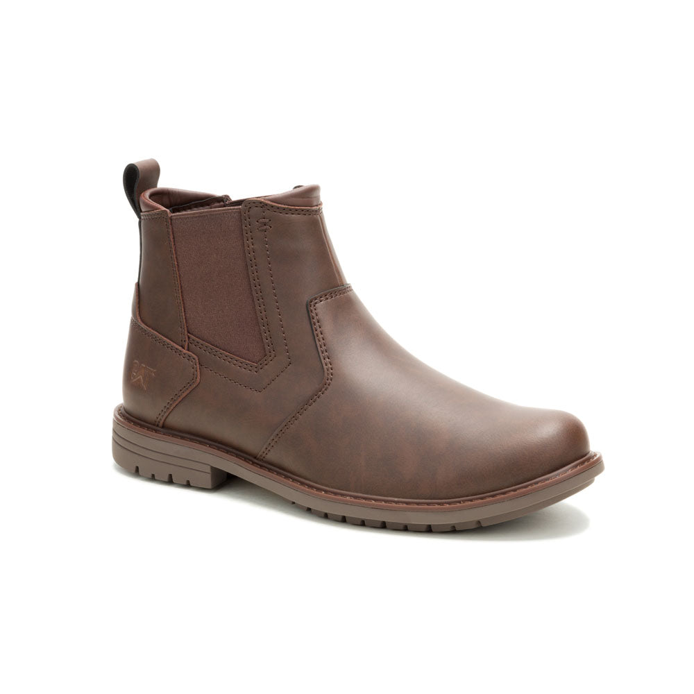 Caterpillar Men's Staten Chelsea-Dark Brown P726709