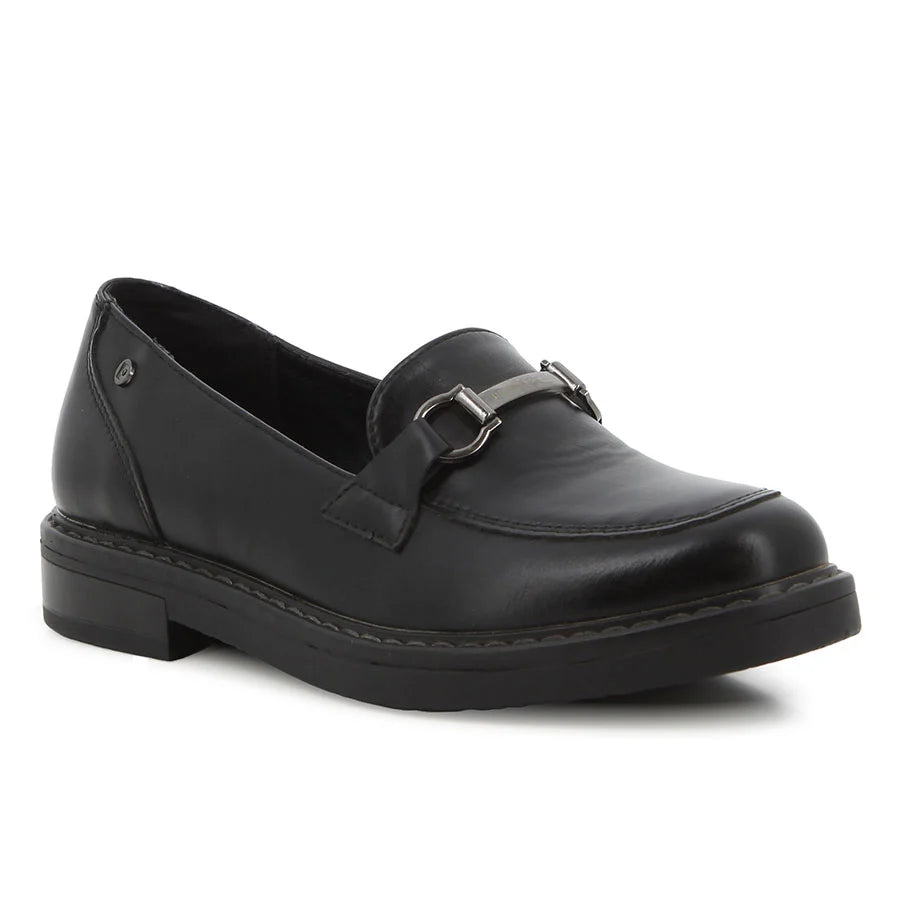 Pierre Cardin Lydie 4 Trim Loafers-Black PCL10886BKBK