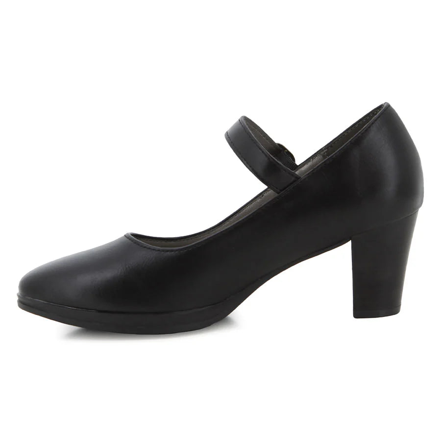 Pierre Cardin Lacey 7 Maryjane Heels-Black PCL10982BKBK