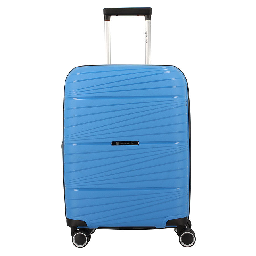 Pierre Cardin Montpellier Hard Shell Suitcase Sky Blue