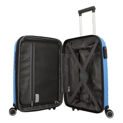Pierre Cardin Montpellier Hard Shell Suitcase Sky Blue