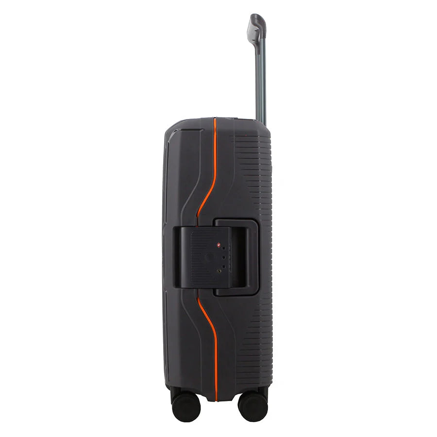 Pierre Cardin Cannes Clip Case Medium Charcoal Orange PCU02041CHOR-24