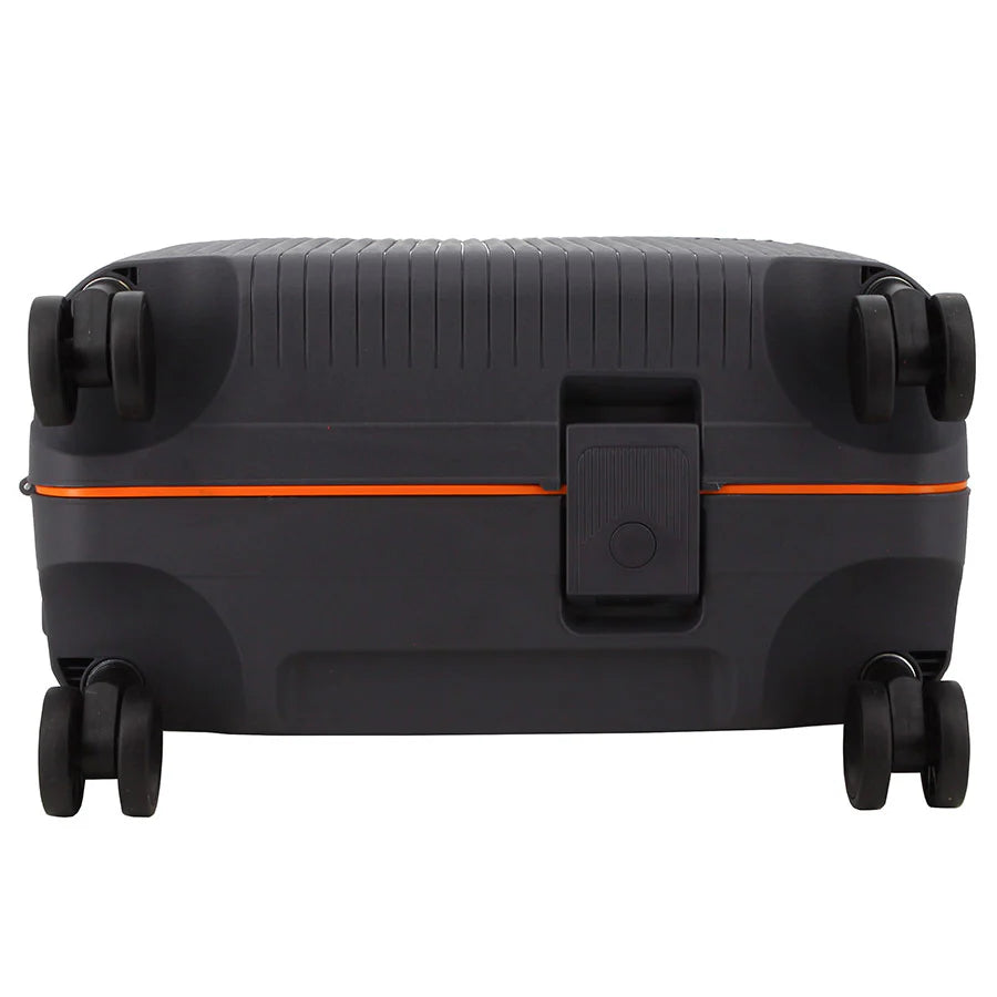 Pierre Cardin Cannes Clip Case Medium Charcoal Orange PCU02041CHOR-24
