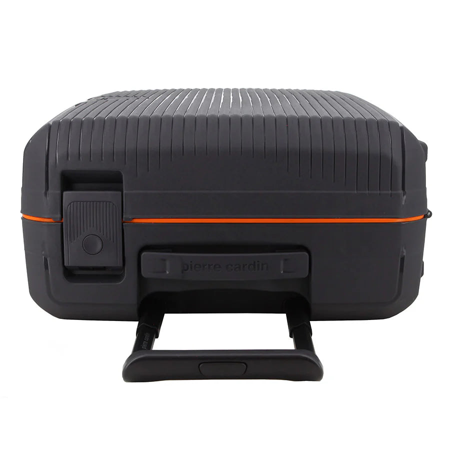Pierre Cardin Cannes Clip Case Medium Charcoal Orange PCU02041CHOR-24