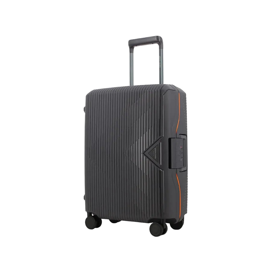 Pierre Cardin Cannes Clip Case Medium Charcoal Orange PCU02041CHOR-24