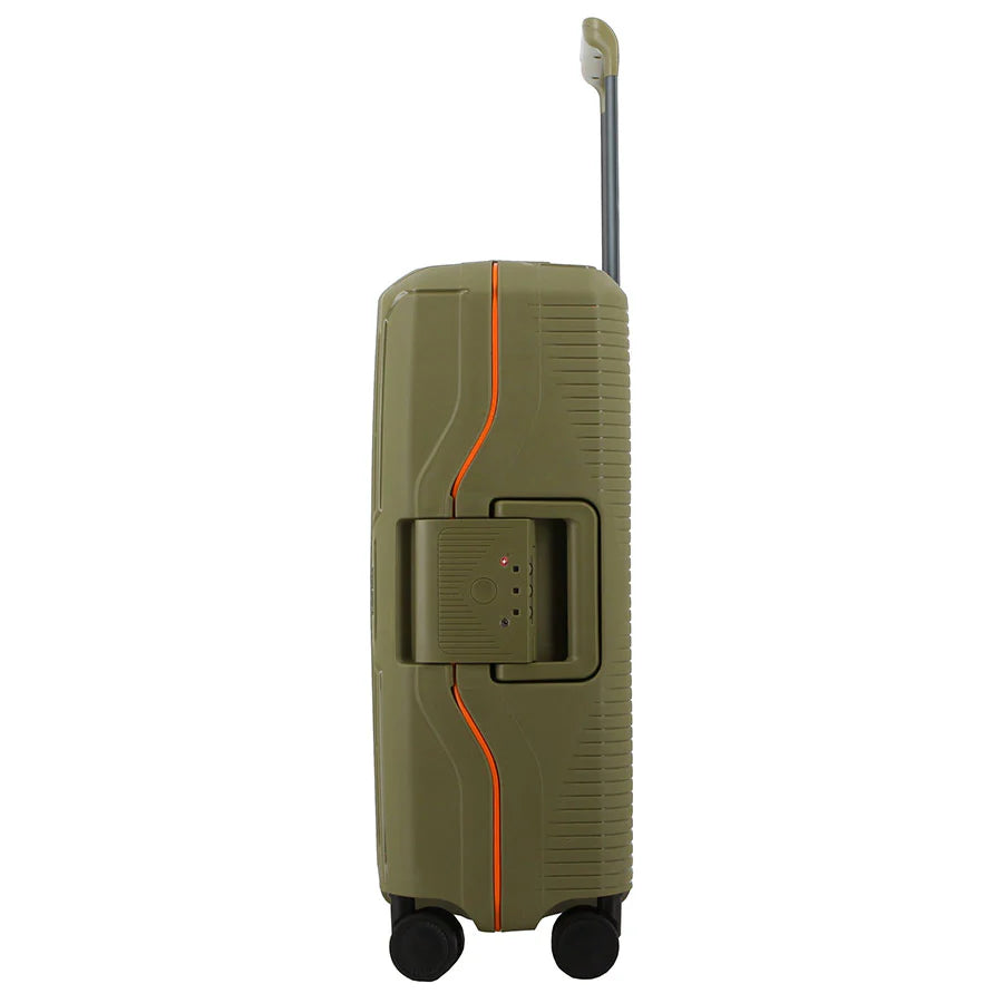 Pierre Cardin Cannes Clip Case Luggage Green/Orange