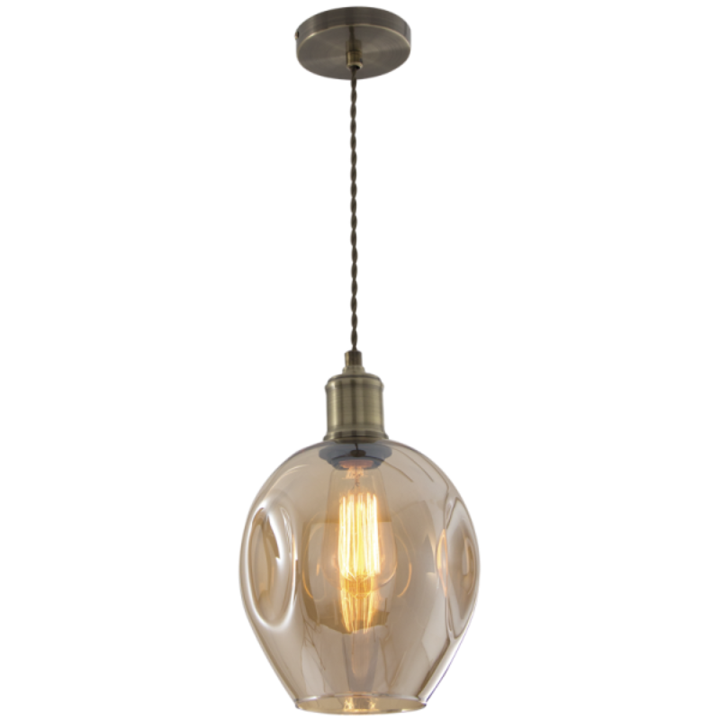 Bright Star Pendant Amber PEN612.