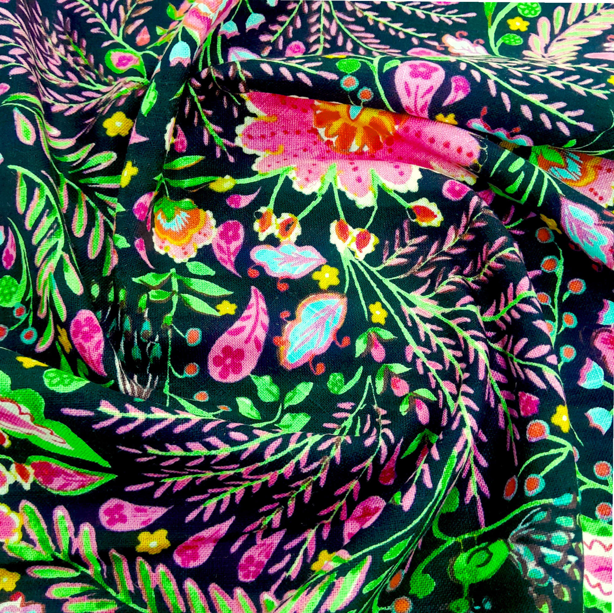 Printed Cotton Fabric Peaceful Perch 140cm