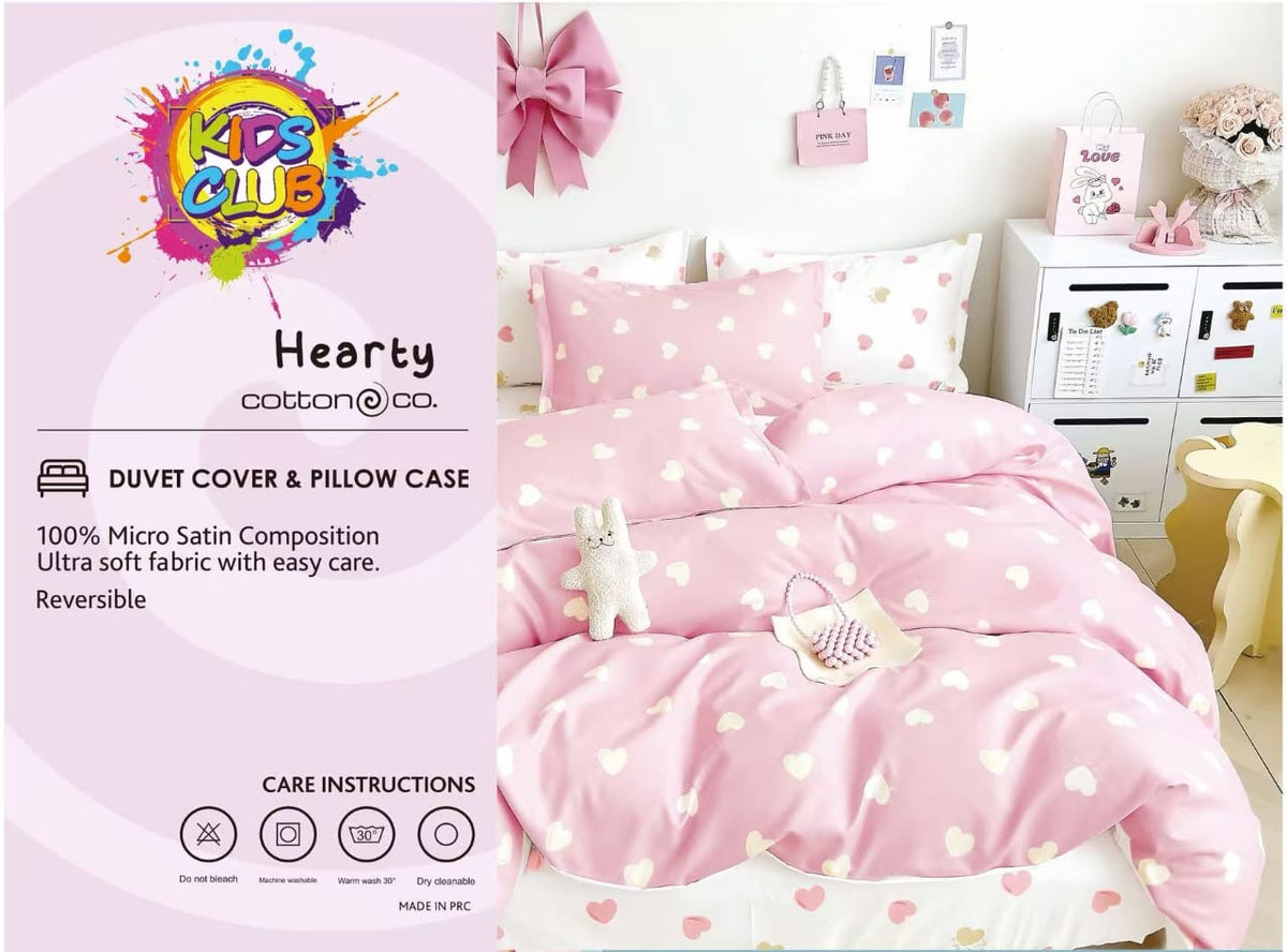 Kids Club Hearty Duvet Covers Set