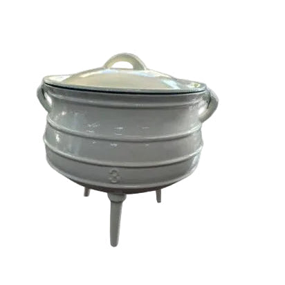 CH Cast Iron 3 Leg Potjie Pot Cream CH1528