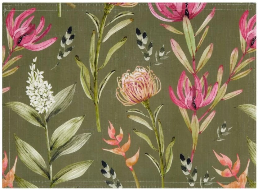 Linen House Table Cloth Multi Botanics