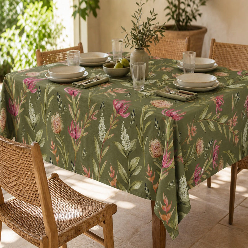 Linen House Table Cloth Multi Botanics