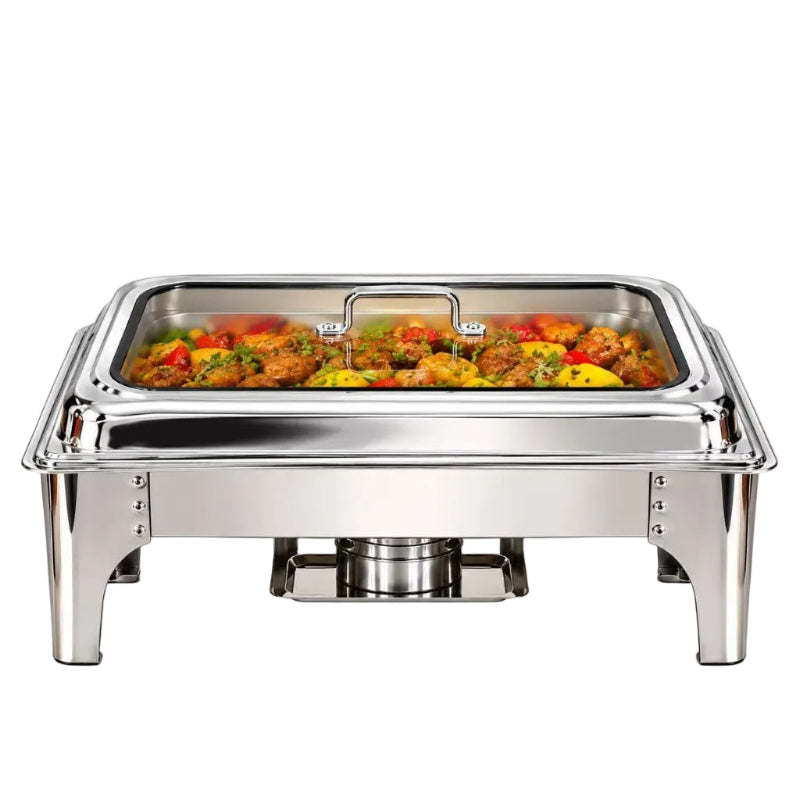 Condere Home Chafing Dish 9 L Single Silver CDH-63
