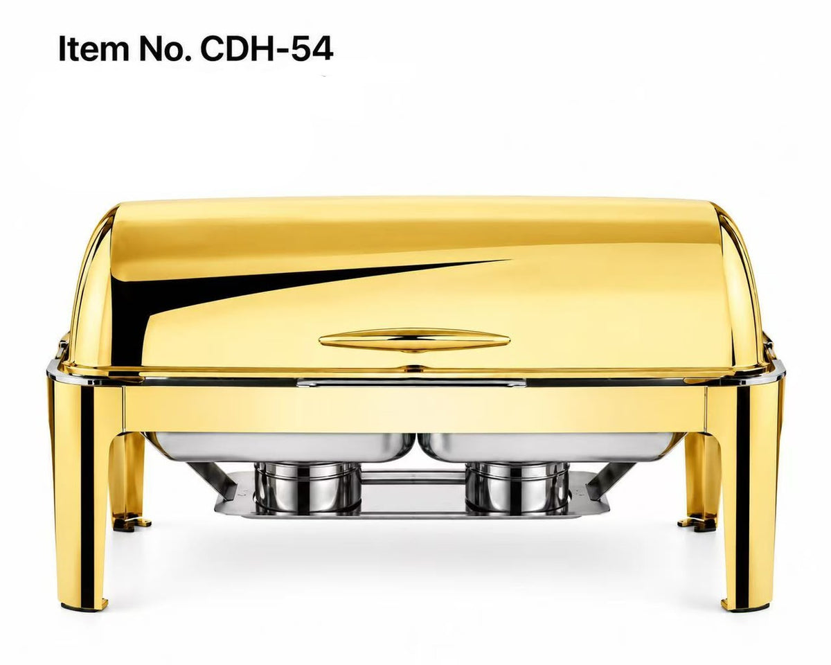 Condere Home Chafing Dish 9 L Double Gold CDH-54.