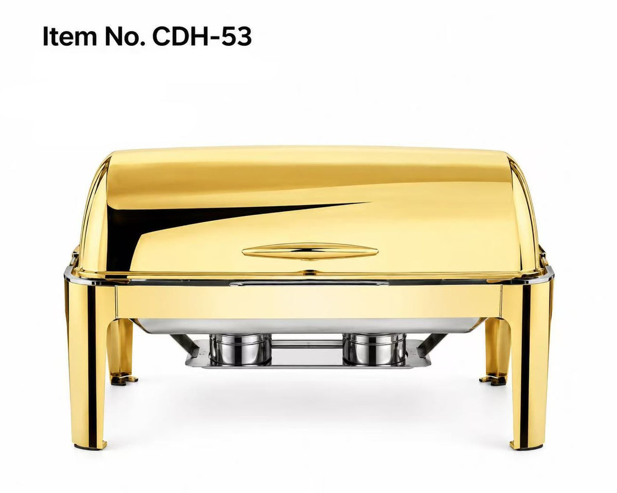 Condere Home Chafing Dish 9 L Single Gold CDH-53