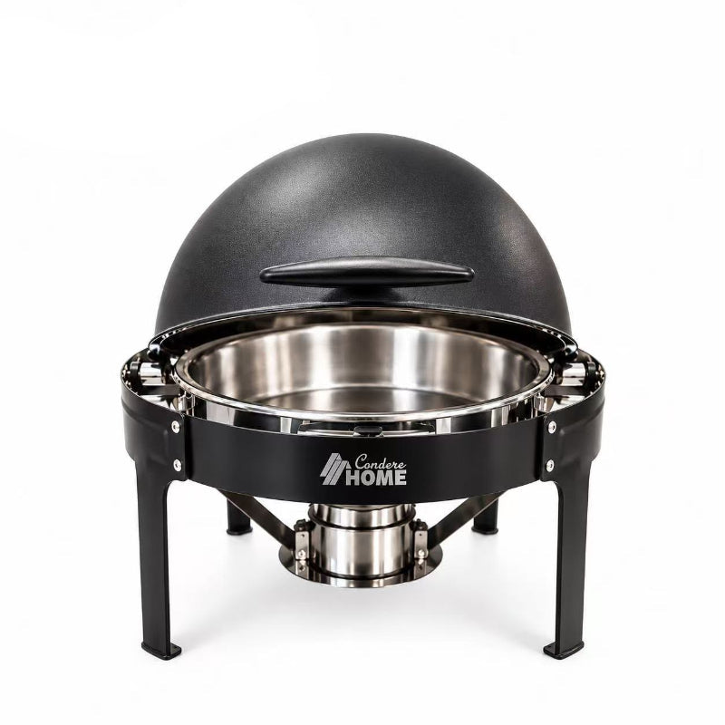 Condere Home Chafing Dish Round 6 L Black CDH-46.