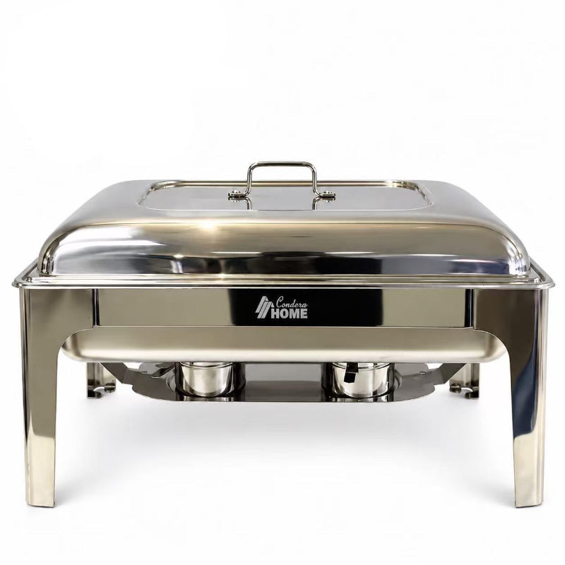 Condere Home Chafing Dish 9 L Double Silver CDH-34.