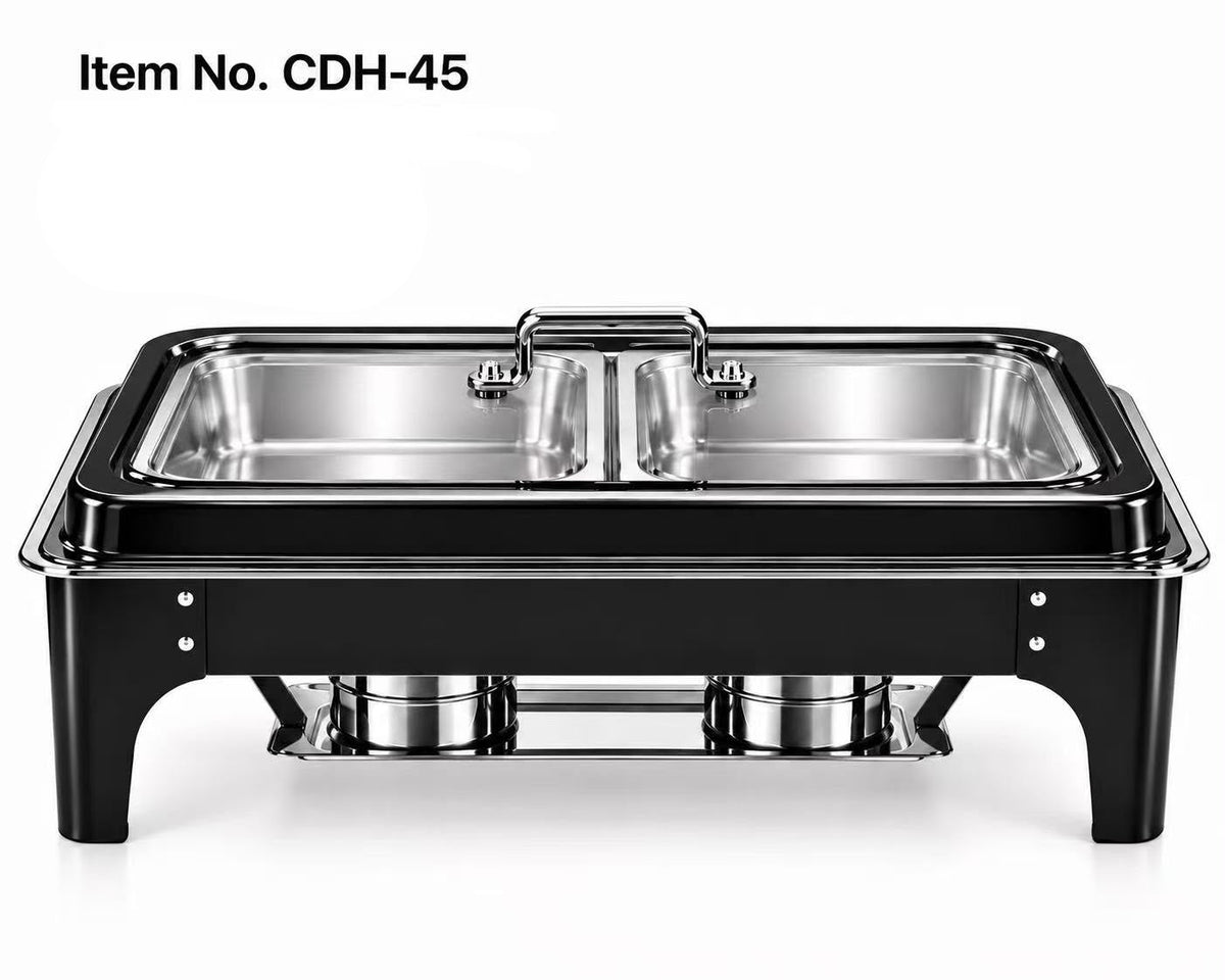 Condere Home Chafing Dish 9 L Double Black CDH-45