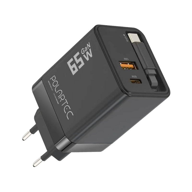 Polartec 65W PD Dual Port Charger with Cable POL105.