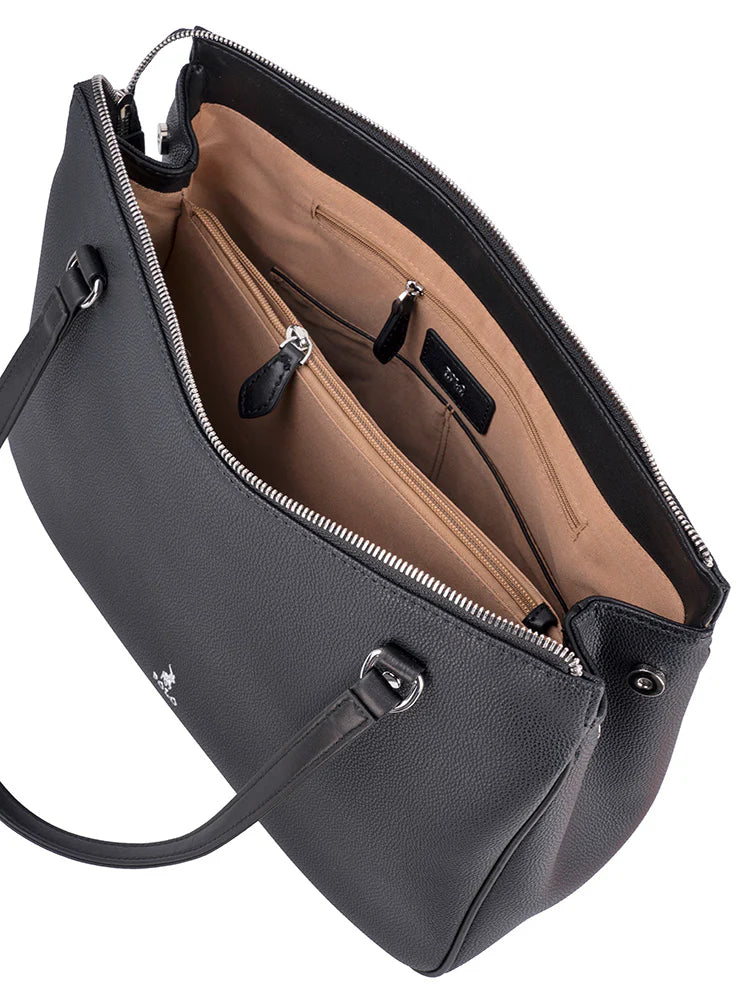 Polo Lyon Mule Tote-Black POS431165
