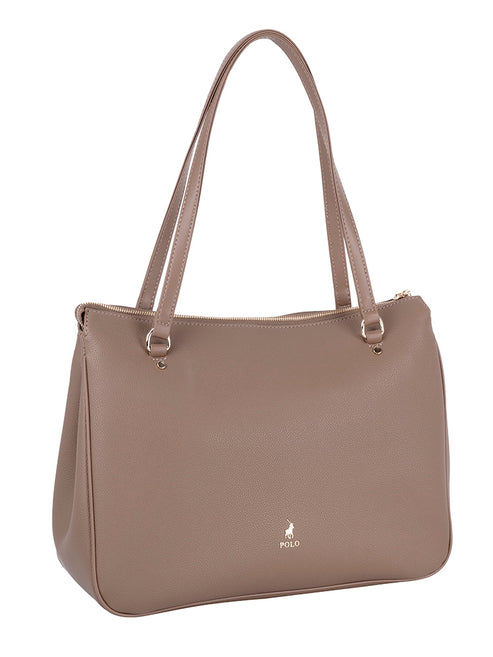 Polo Lyon Mule Tote-Taupe POS431162