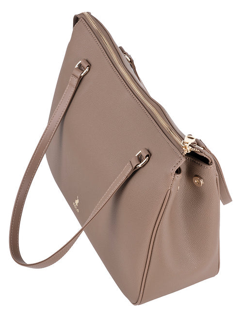 Polo Lyon Mule Tote-Taupe POS431162
