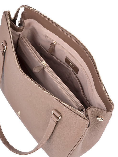 Polo Lyon Mule Tote-Taupe POS431162