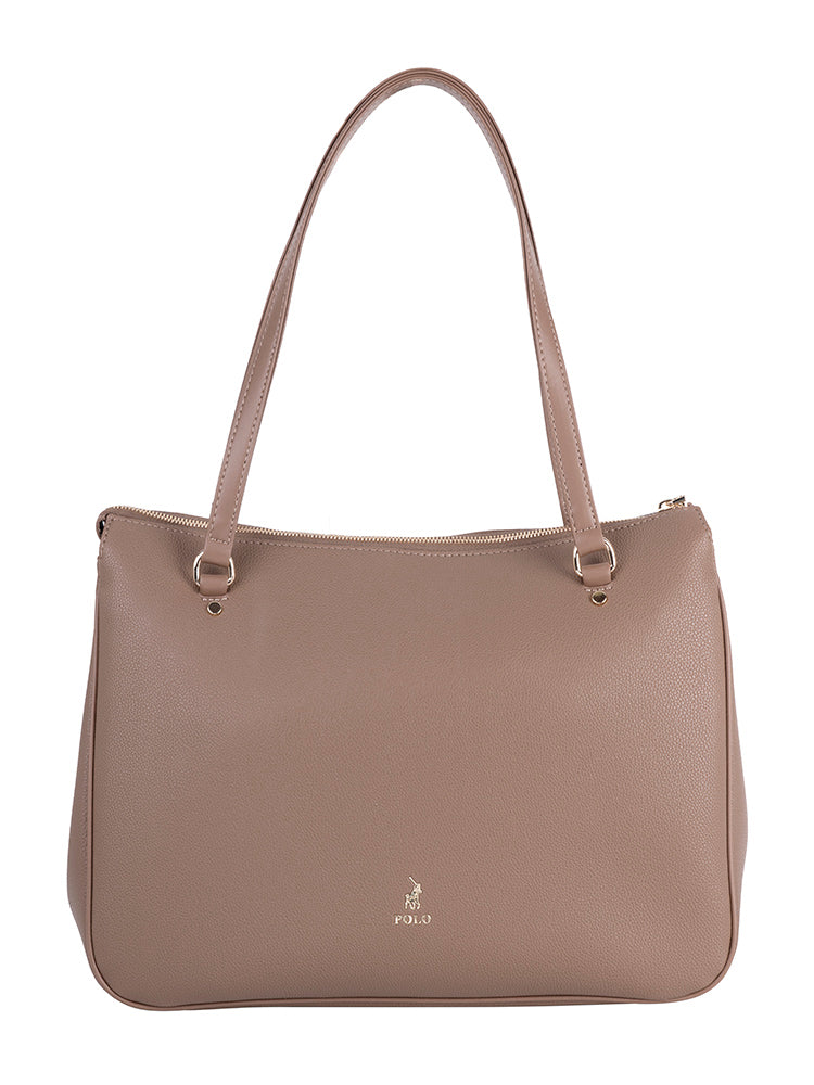 Polo Lyon Mule Tote-Taupe POS431162.