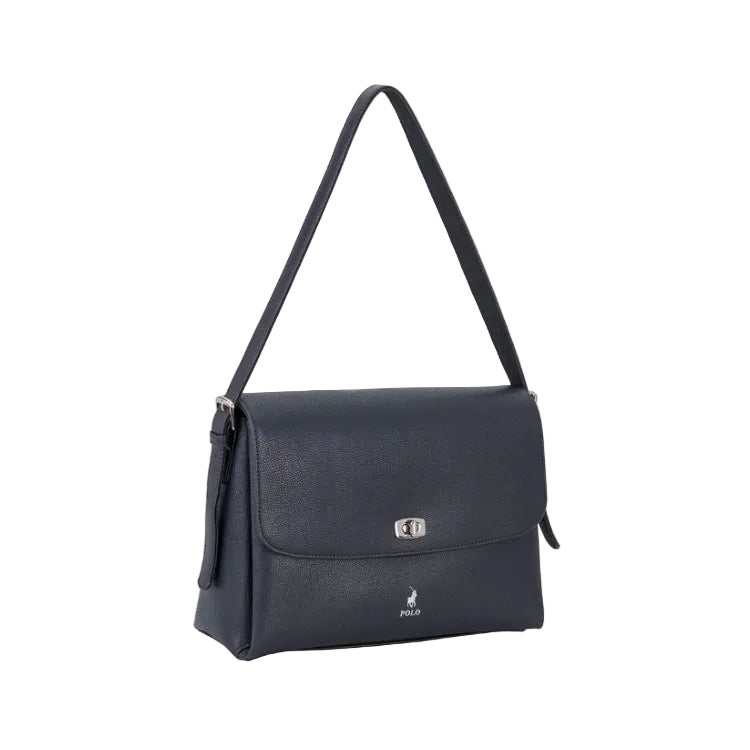 Polo Lyon Flapover Bag-Black POS431275